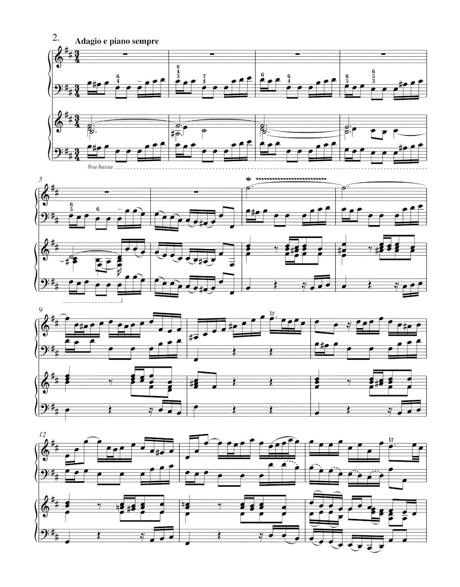 Bach: Harpsichord Concerto No. 3 in D Major, BWV 1054