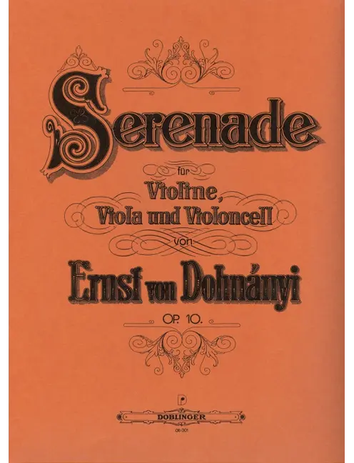 Dohnányi: Serenade, Op. 10