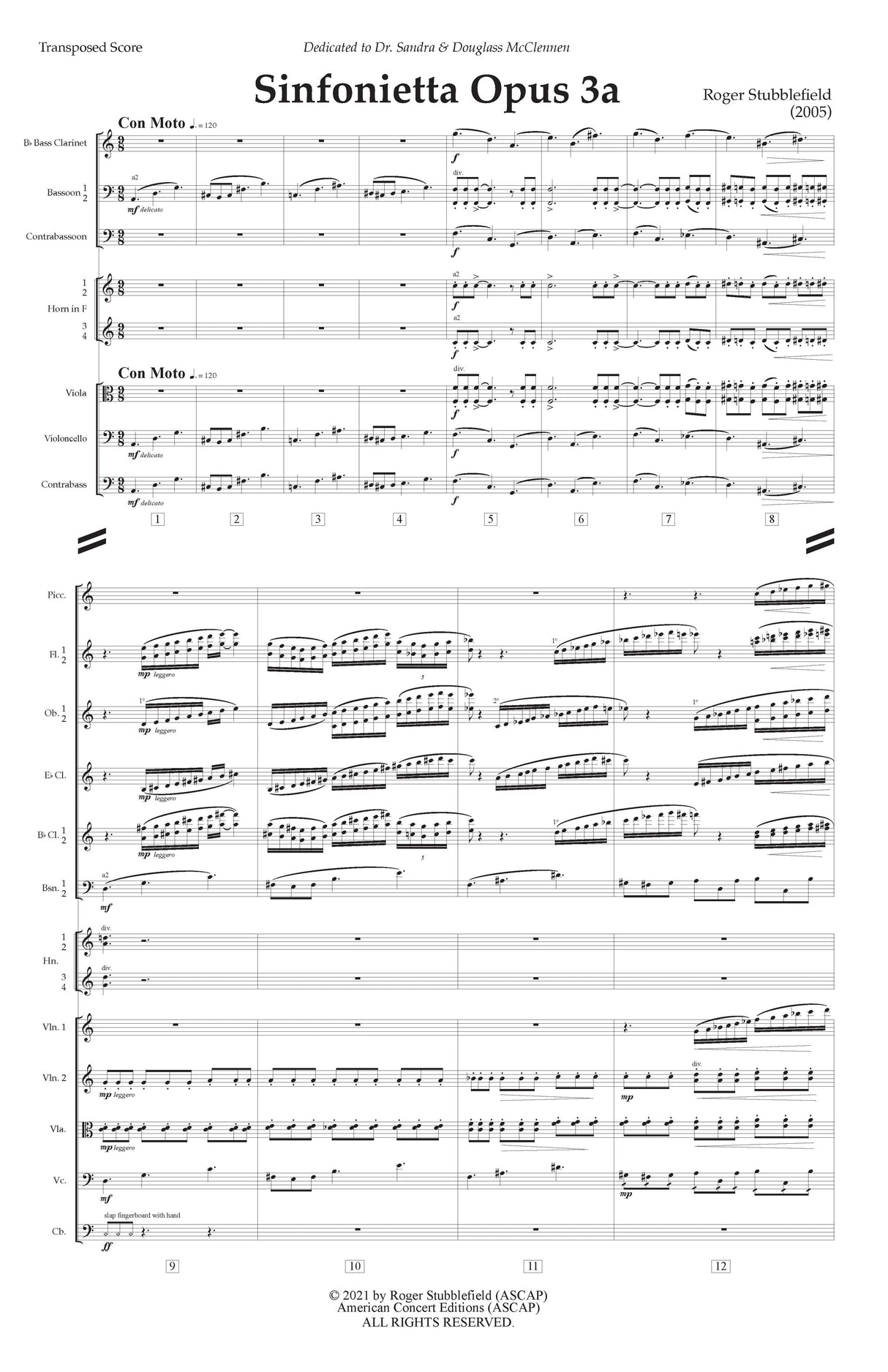 Stubblefield: Sinfonietta, Op. 3a