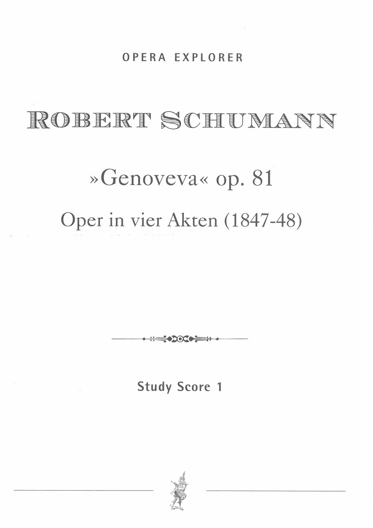 Schumann: Genoveva, Op. 81