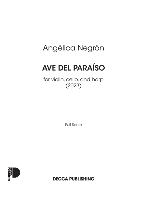 Negrón: Ave del paraíso