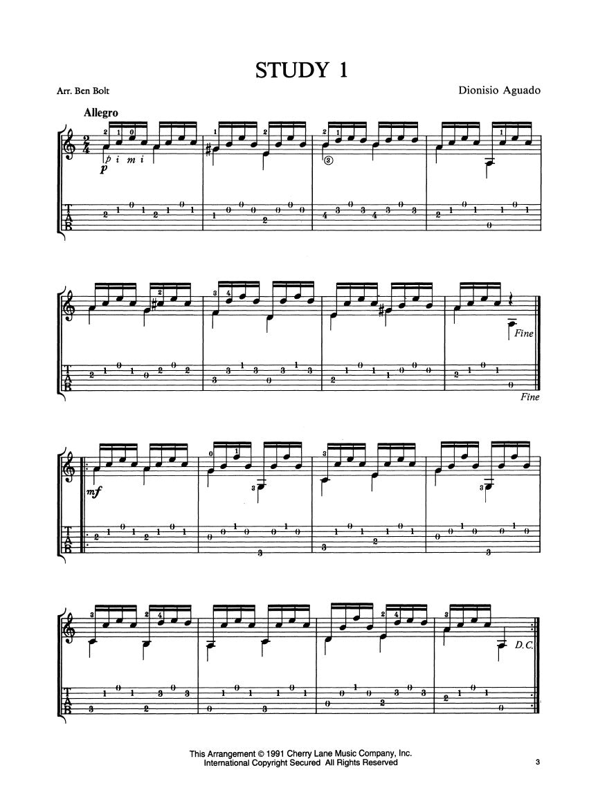 39 Progressive Solos for Classical Guitar - Book 1