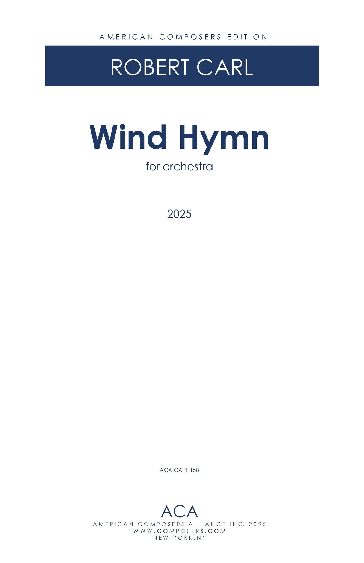 Carl: Wind Hymn
