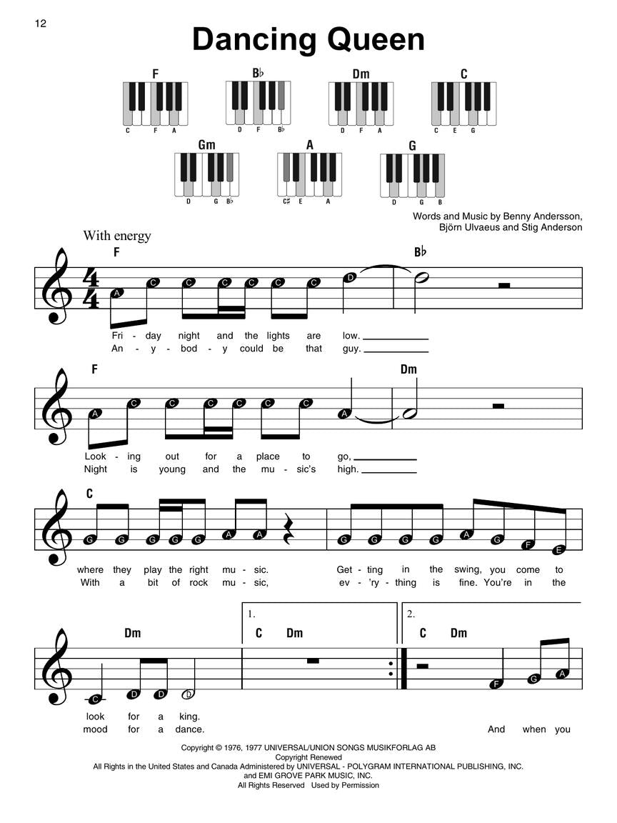 Popular Melodies – Super Easy Songbook