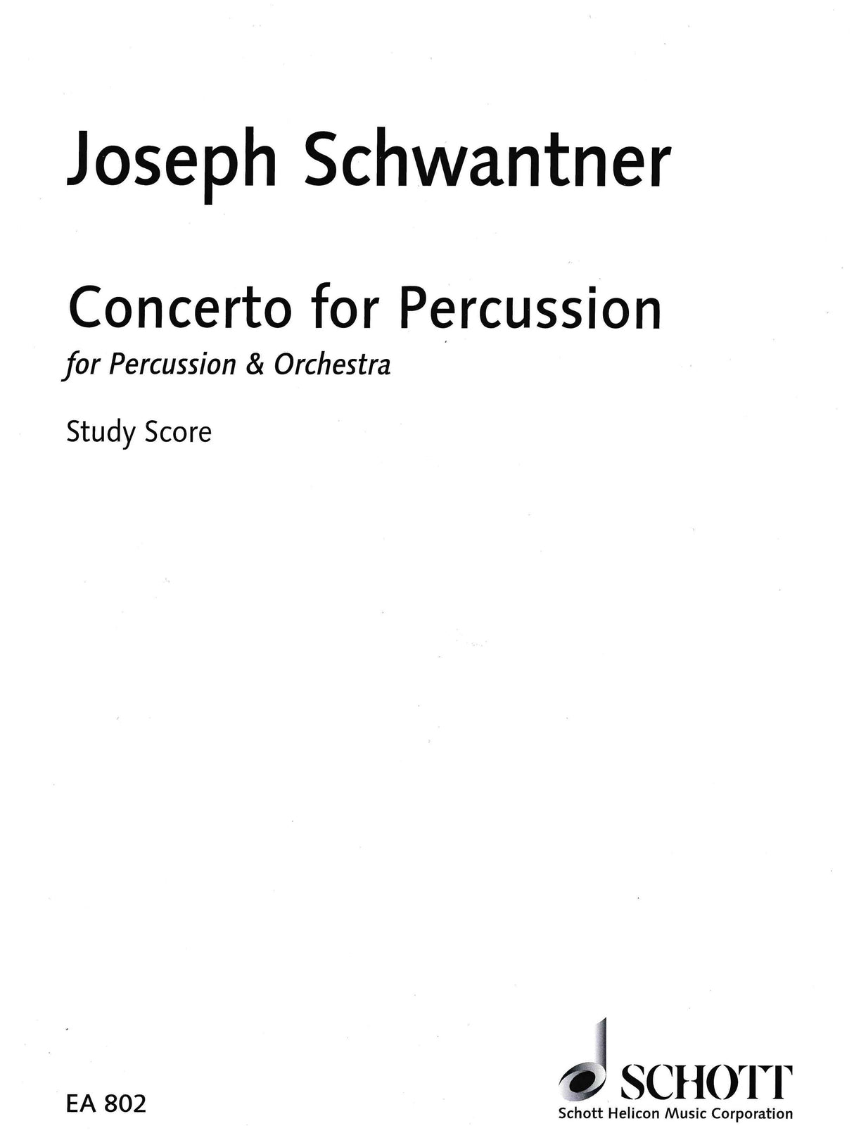 Schwantner: Percussion Concerto