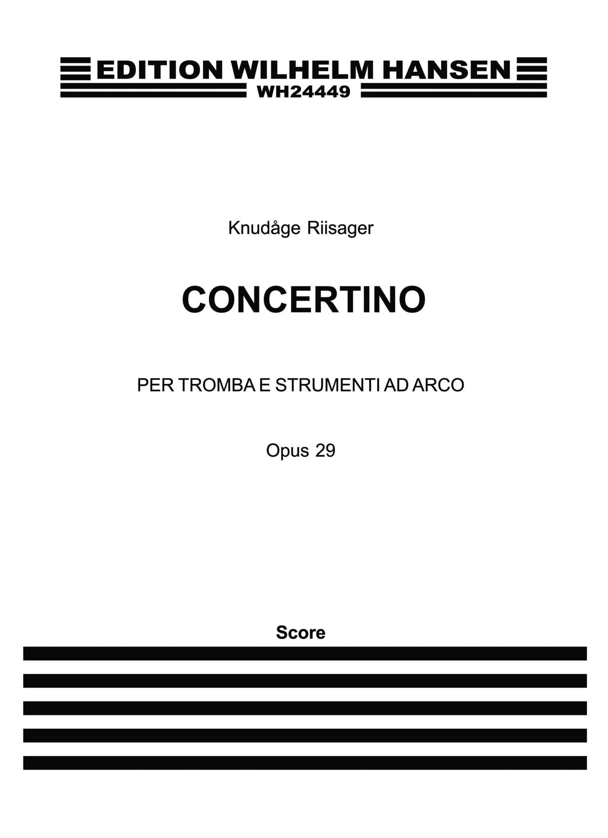 Riisager: Trumpet Concertino, Op. 29