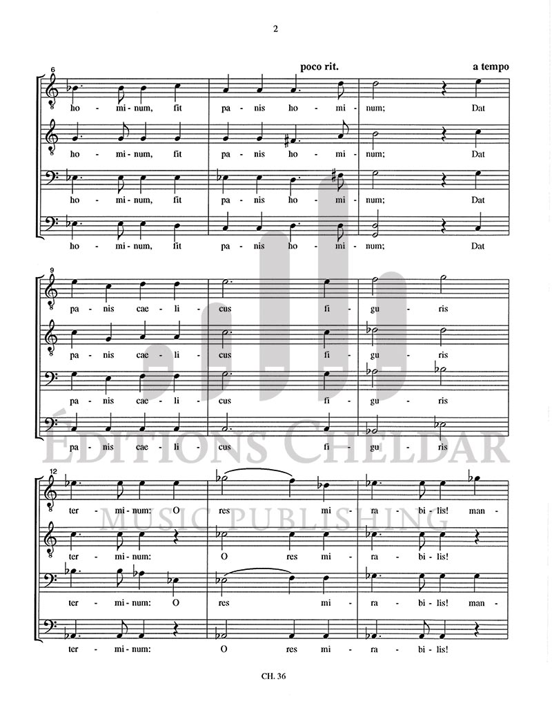 Bédard: Panis angelicus