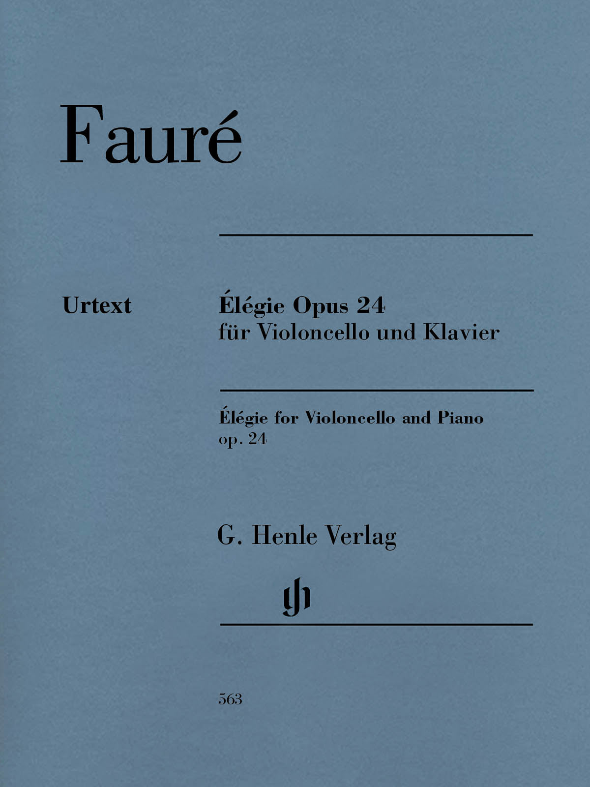 Fauré: Élégie for Cello and Piano, Op. 24