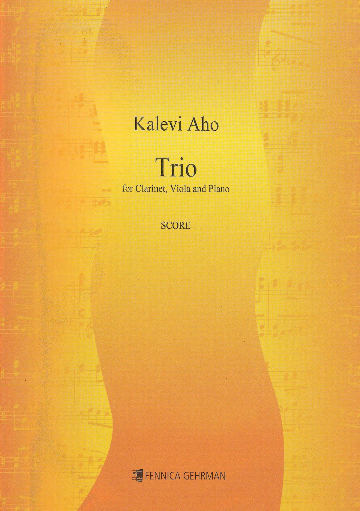 Aho: Trio for Clarinet, Violin, & Piano