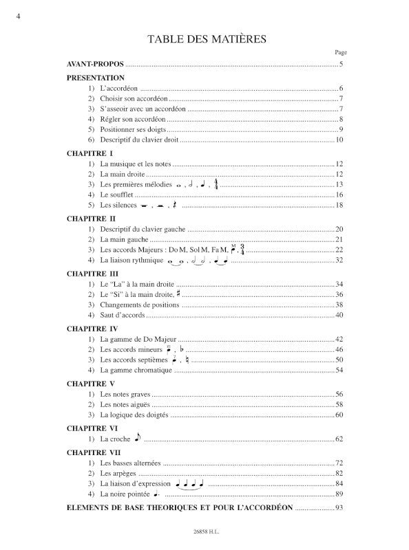 Maugain: Méthode d'accordéon - Volume 1 (Débutants)