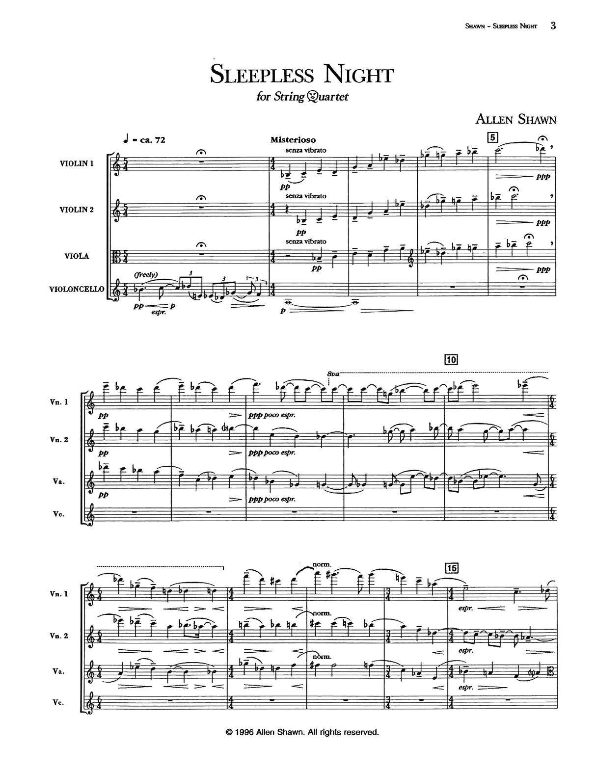 Shawn: Sleepless Night