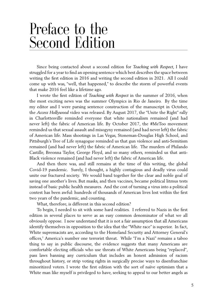 Teaching with Respect: Inclusive Pedagogy for Choral Directors (Second Edition)