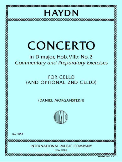 Commentary and Preparatory Exercises to Haydn's Concerto in D Major, Hob. VIIb: No. 2