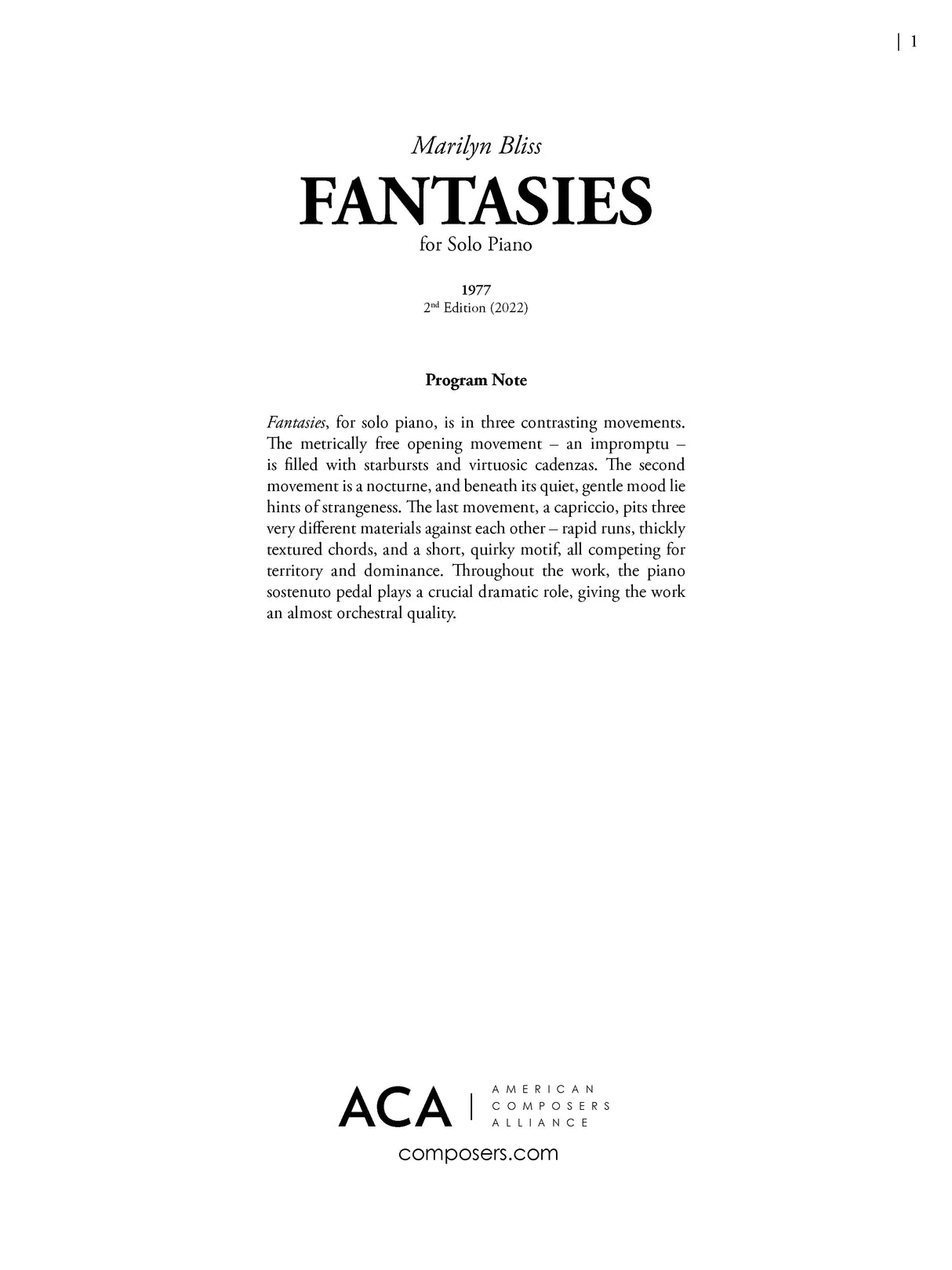 Bliss: Fantasies