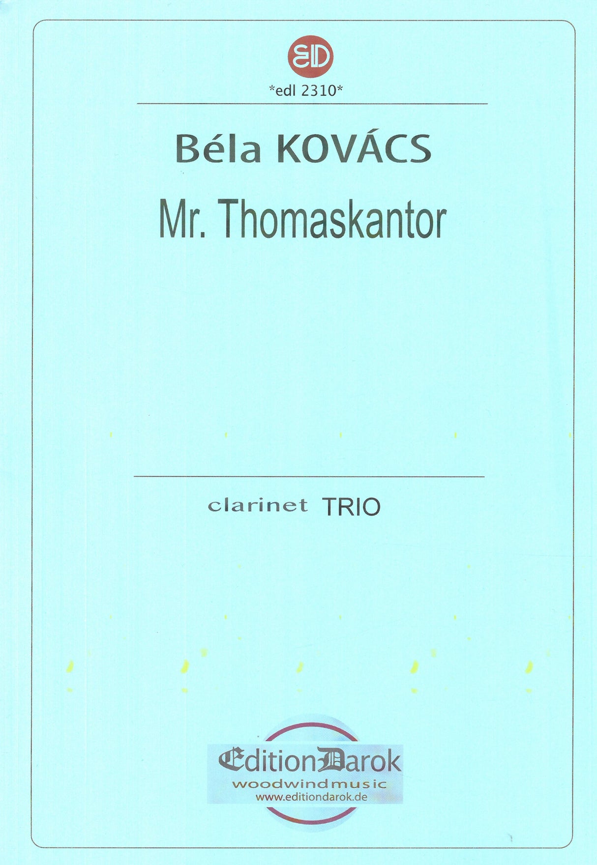 Kovács: Mr. Thomaskantor