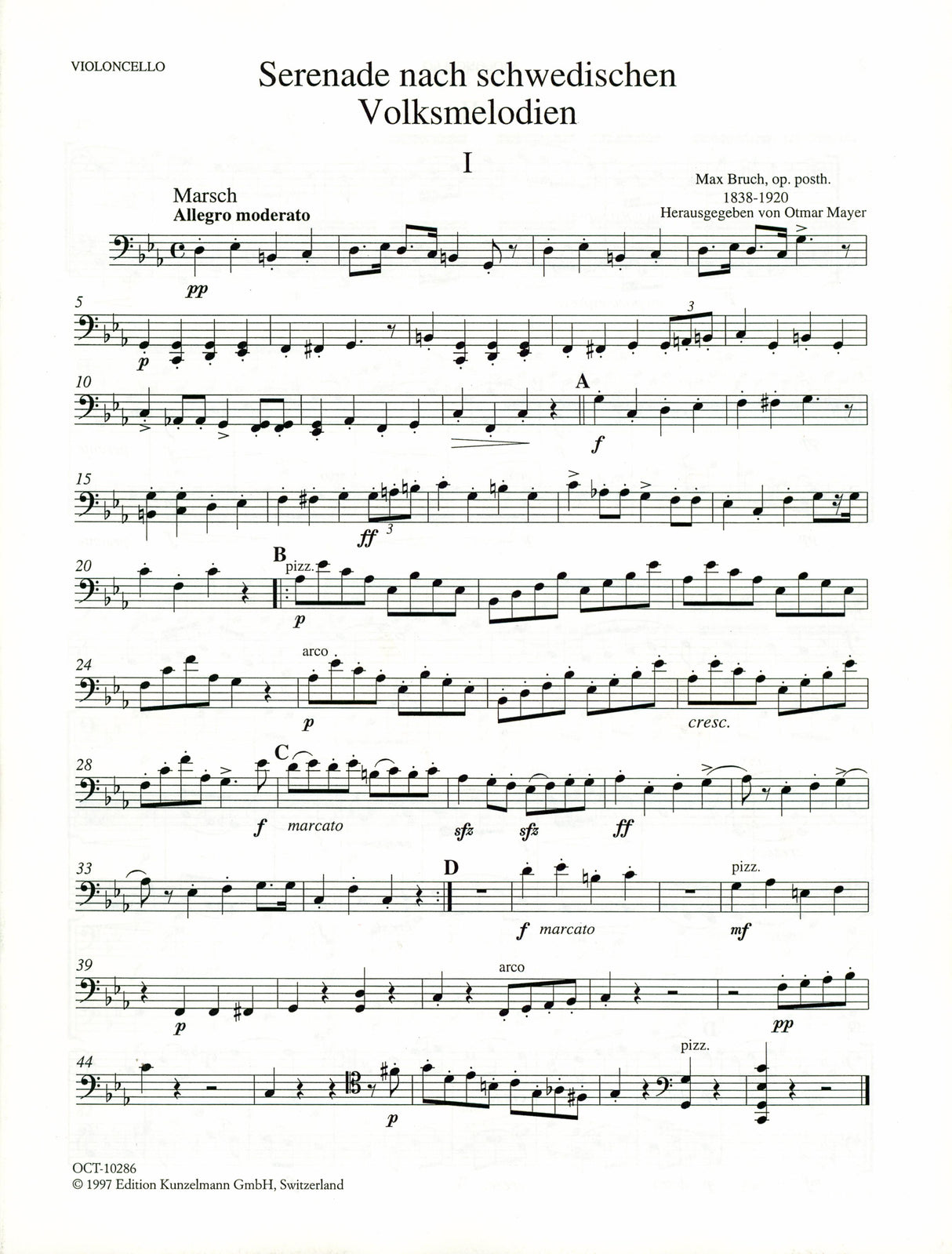 Bruch: Serenade after Swedish Melodies, Op. posth.