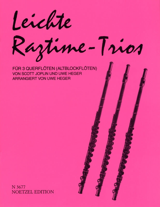 Heger: Easy Ragtime Trios for Flute