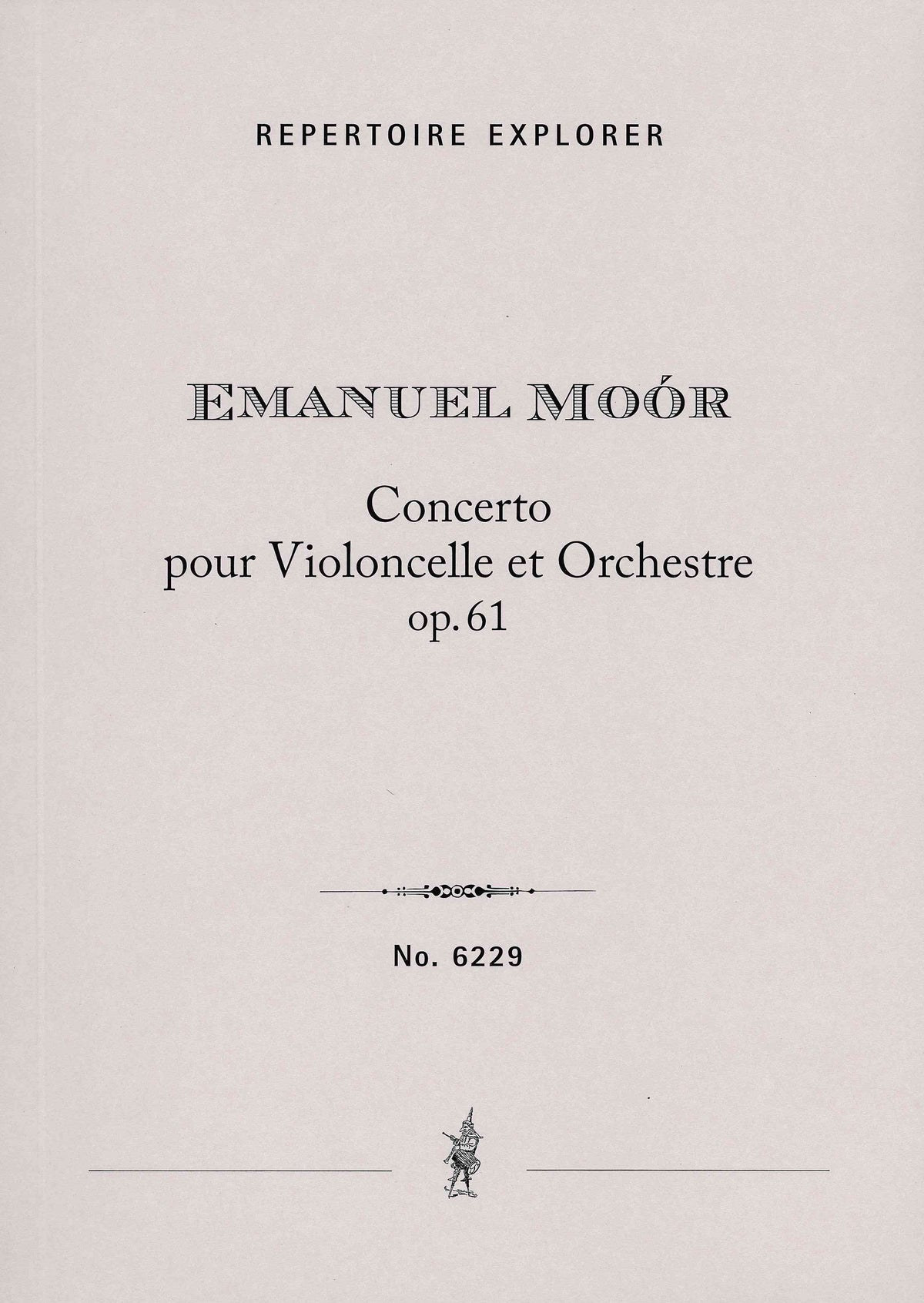 Moór: Cello Concerto No. 1 in E Major, Op. 61