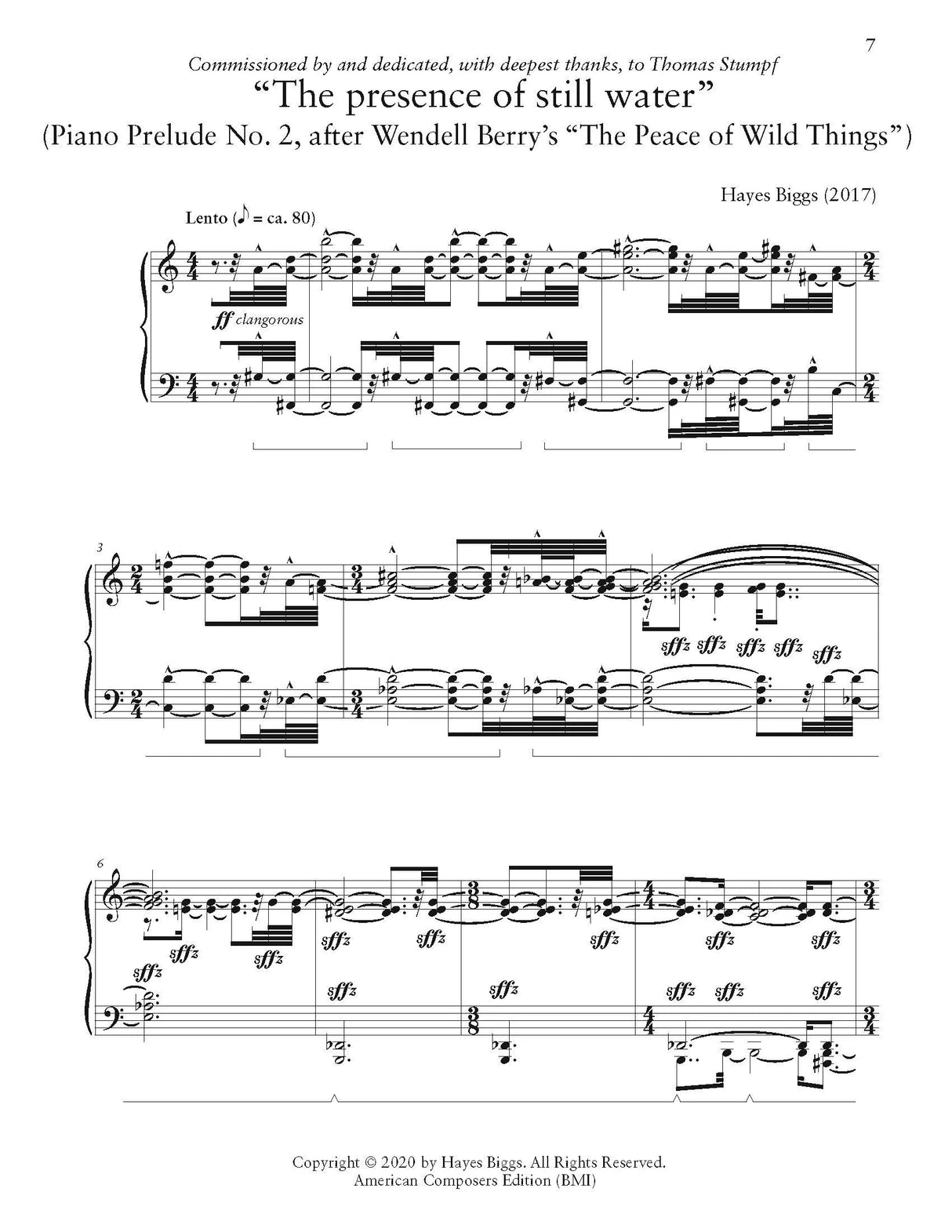 H. Biggs: Piano Preludes