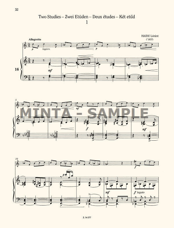 Repertoire for Music Schools - Trumpet Volume 1