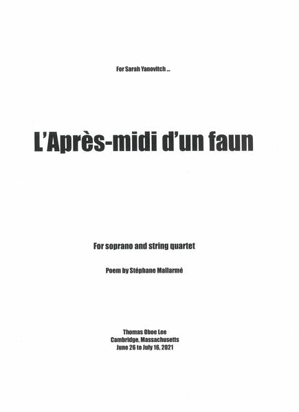 T.O. Lee: Après-Midi d'Un Faun