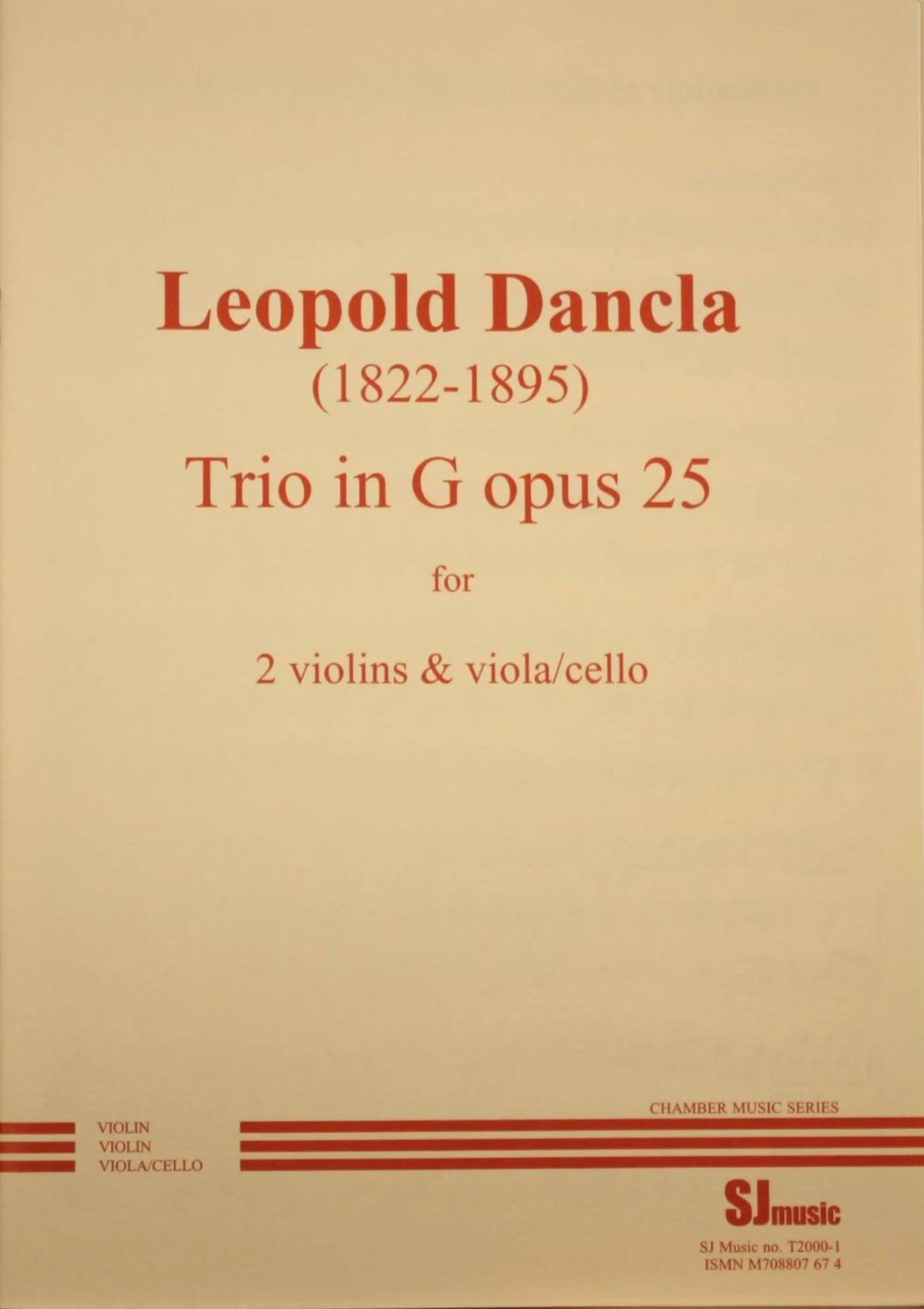 L. Dancla: String Trio in G Major, Op. 25