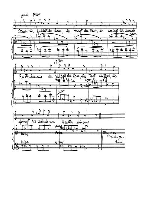 Antheil: Two Children's Songs