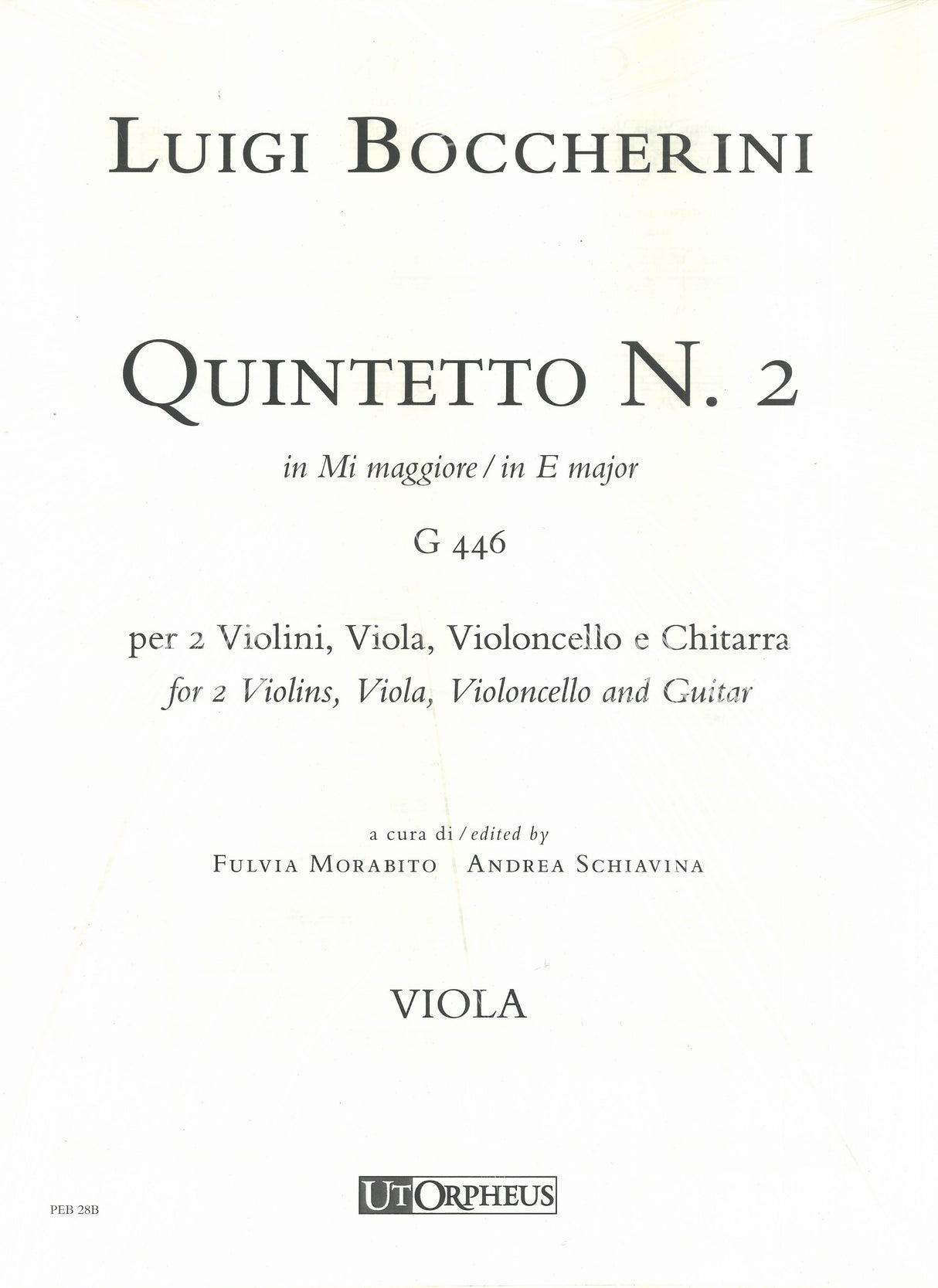 Boccherini: Guitar Quintet No. 2 in E Major, G 446