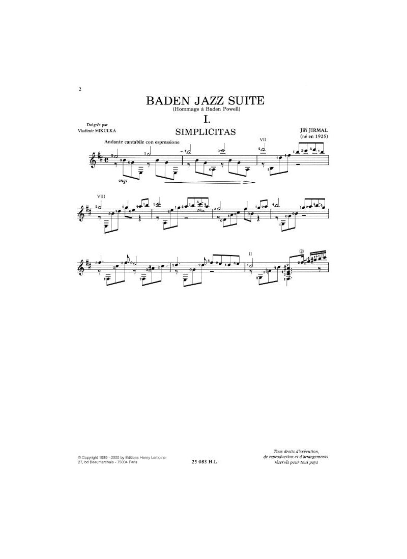 Jirmal: Baden Jazz Suite