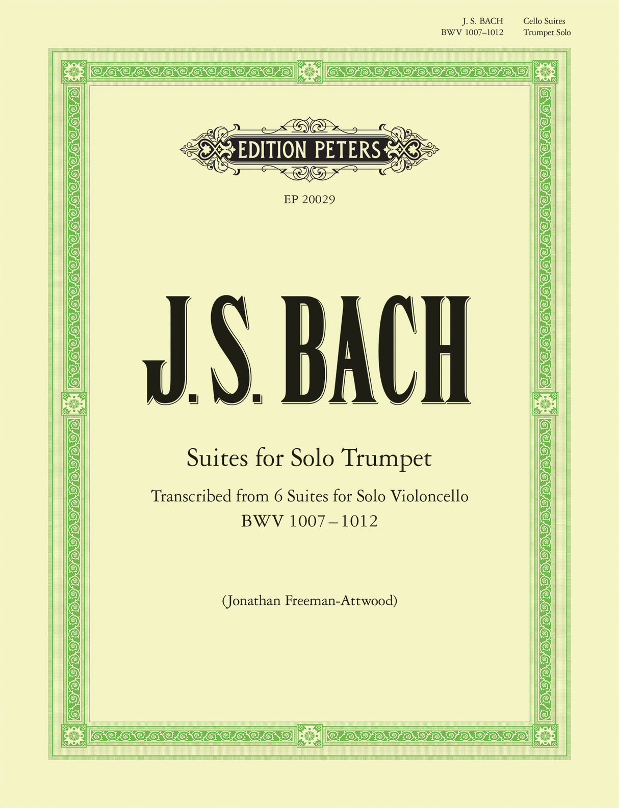 Bach: Suites for Solo Trumpet