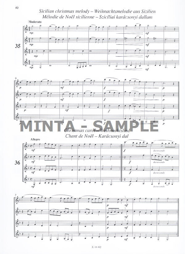 Quartets for Clarinets or Other Instruments - Volume 2