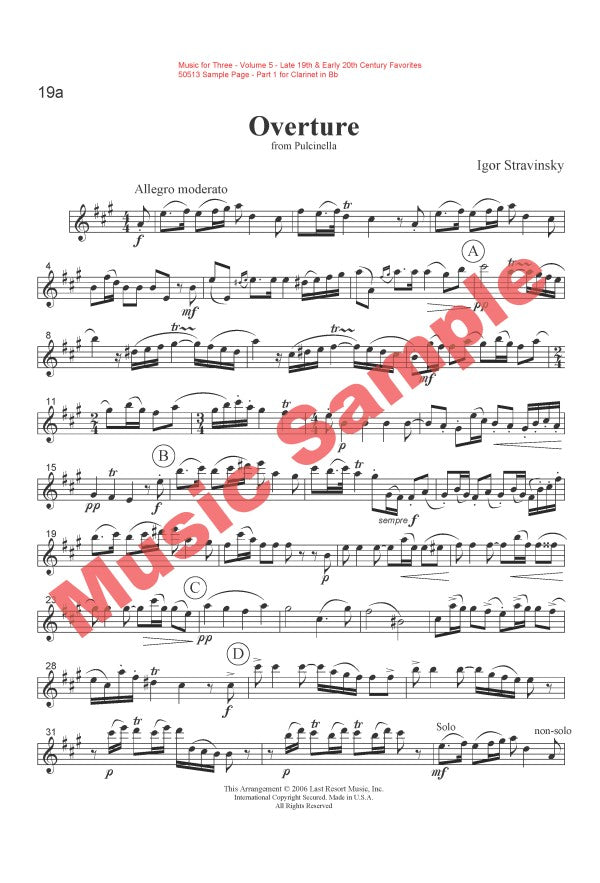Music for Three - Volume 5