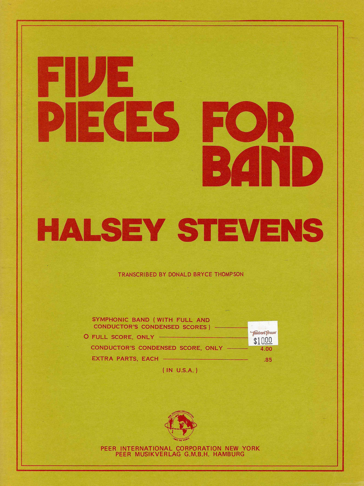 H. Stevens: 5 Pieces for Band