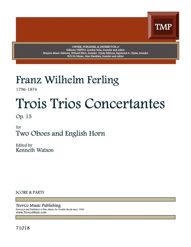 Ferling: 3 Trios Concertantes, Op. 13