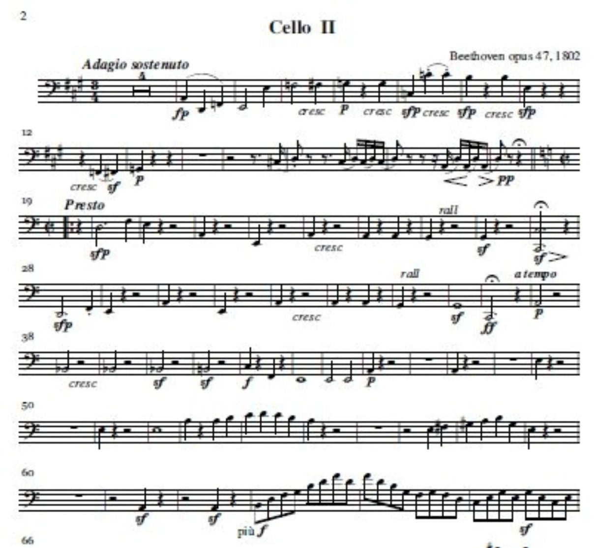 Beethoven: Sonata in A Major, Op. 47 (arr. for string quintet)