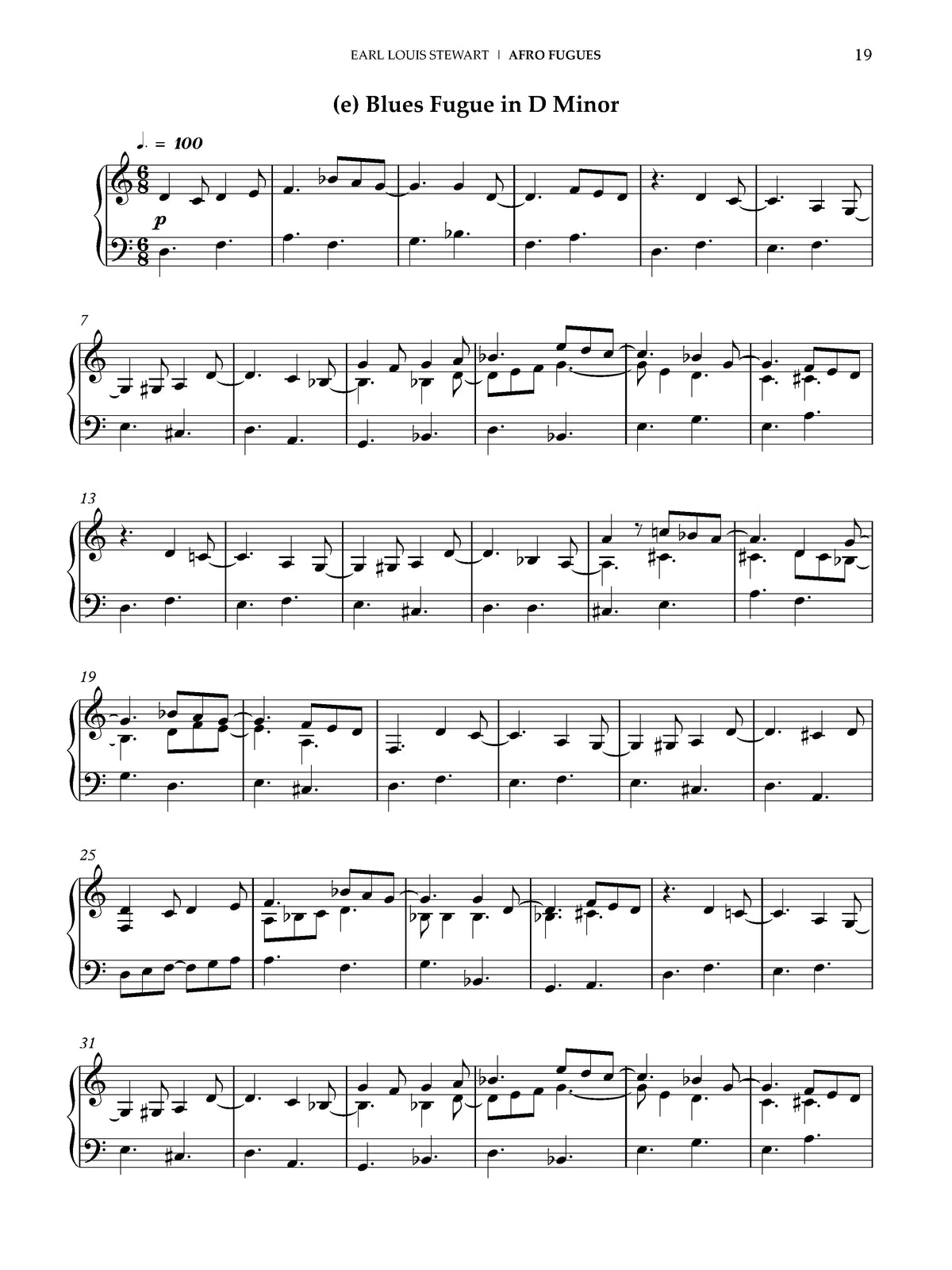 Stewart: Afro-Fugues