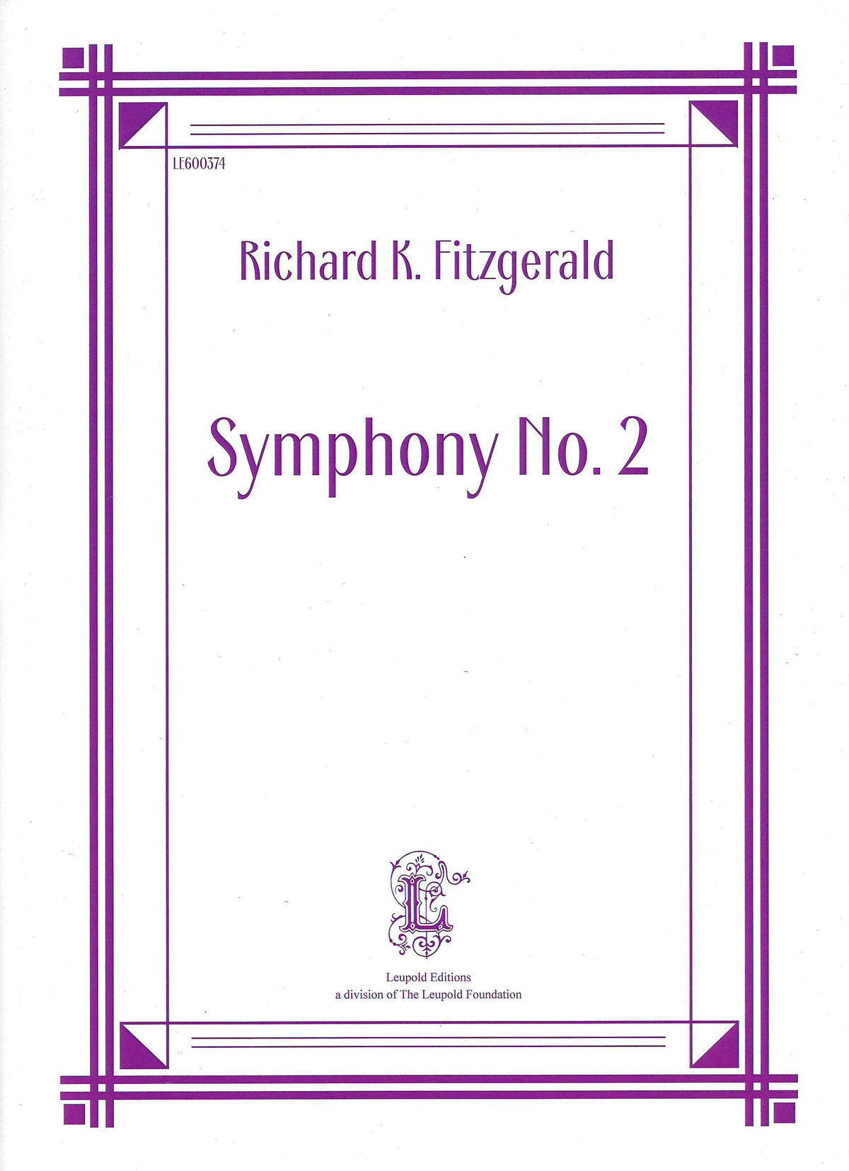 Fitzgerald: Organ Symphony No. 2