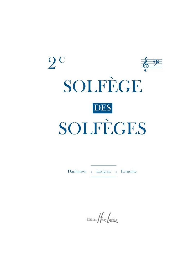 Solfège des Solfèges - Volume 2C