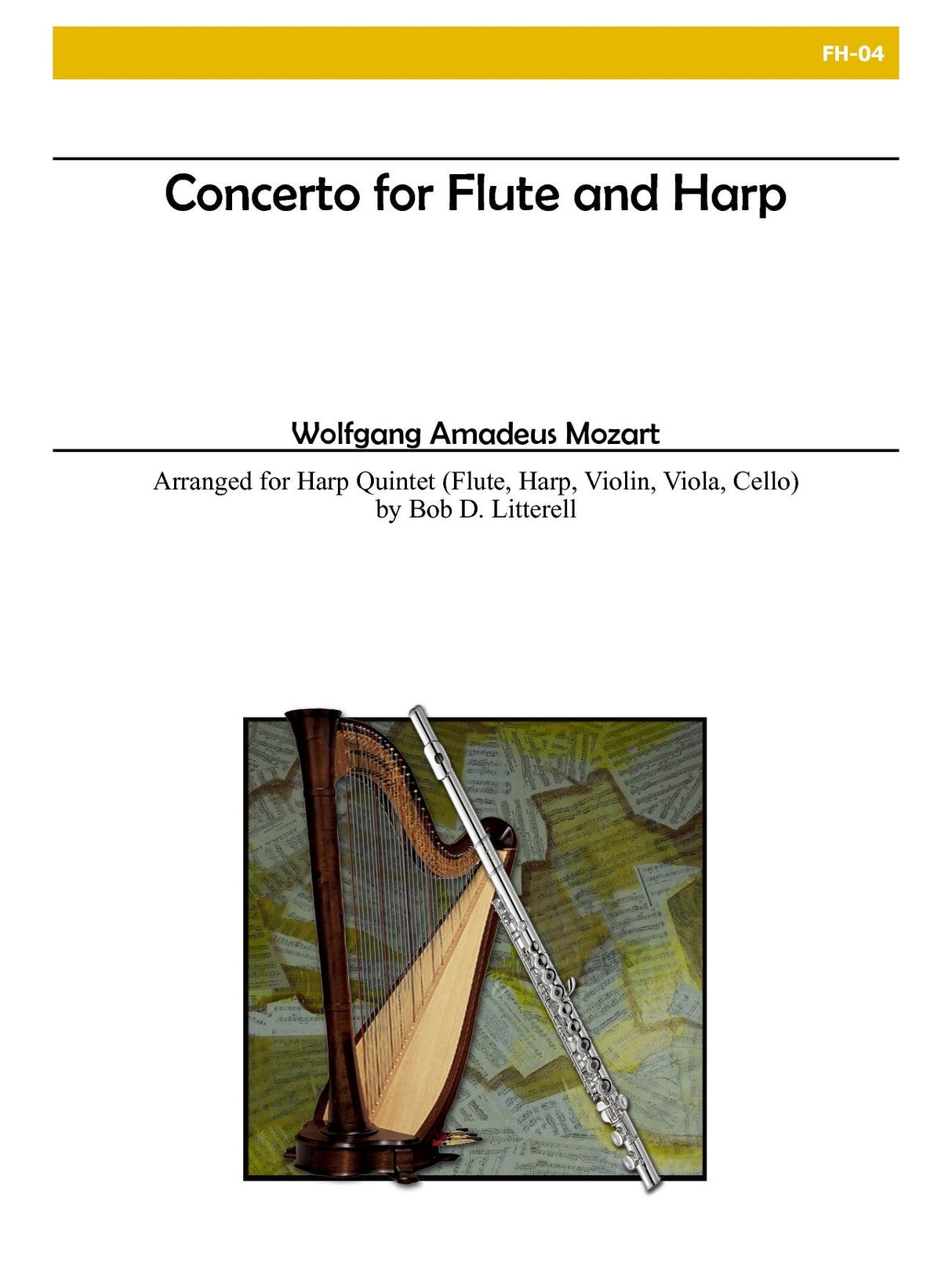 Mozart: Concerto for Flute and Harp, K. 299 (arr. for harp quintet)