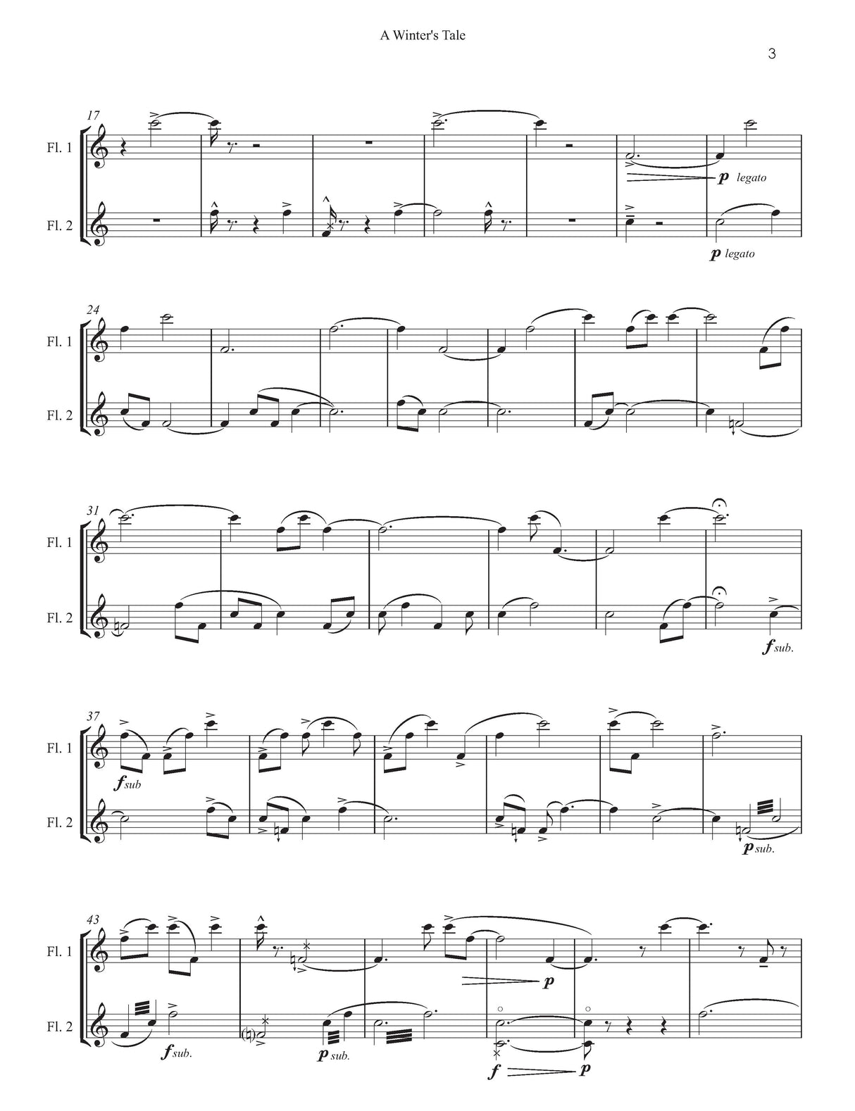 Sollberger: A Winter's Tale