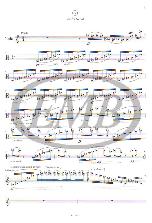 Kurtág: Hommage a R. Schumann, Op. 15d