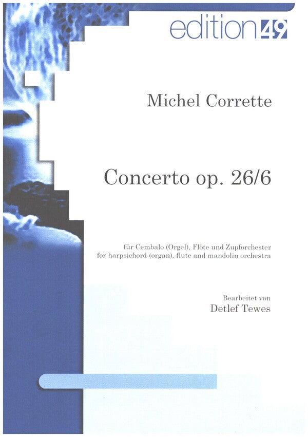 Corrette: Organ Concerto in D Minor, Op. 26, No. 6 (arr. for mandolin ensemble)