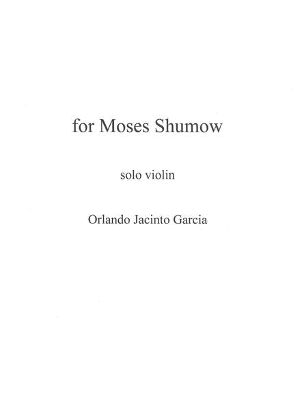 García: For Moses Shumow