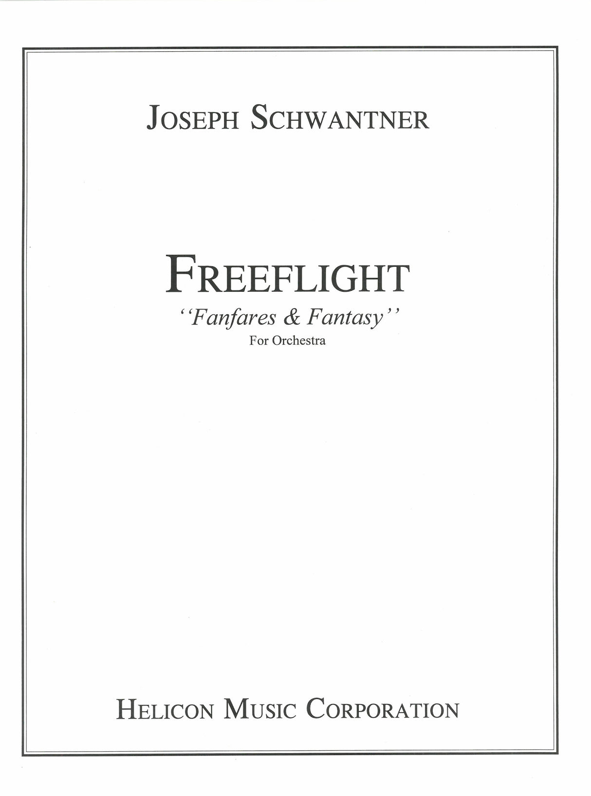Schwantner: Freeflight ("Fanfares & Fantasy")