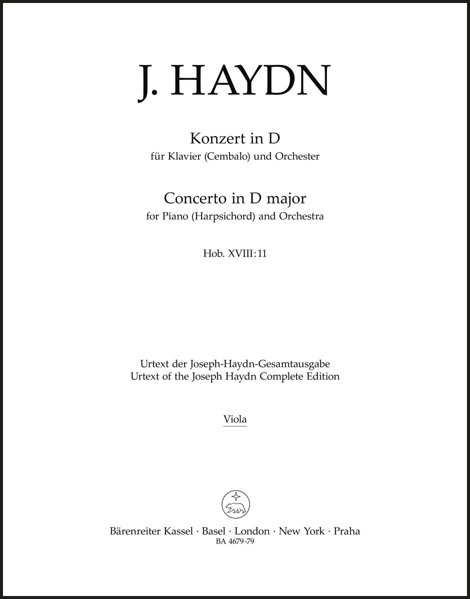 Haydn: Piano Concerto in D Major, Hob. XVIII:11