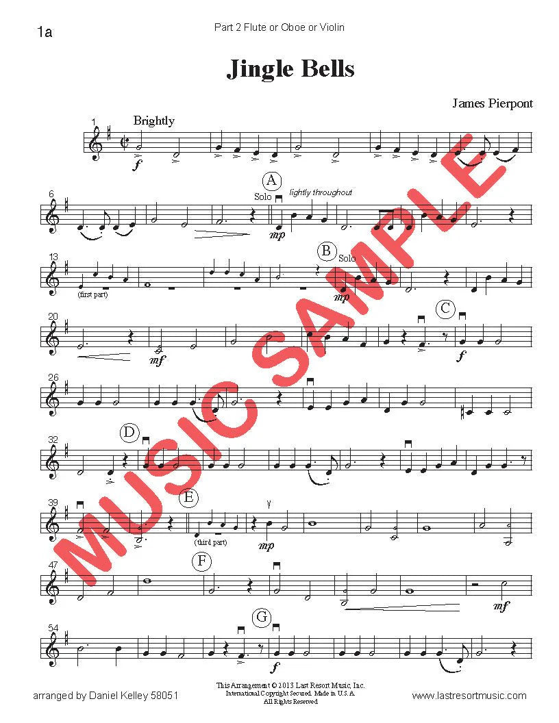 Music for Three Treble Instruments - Christmas Collection No. 1