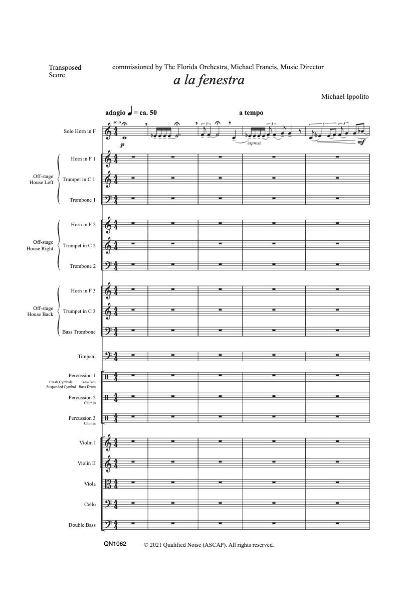 Ippolito: a la fenestra