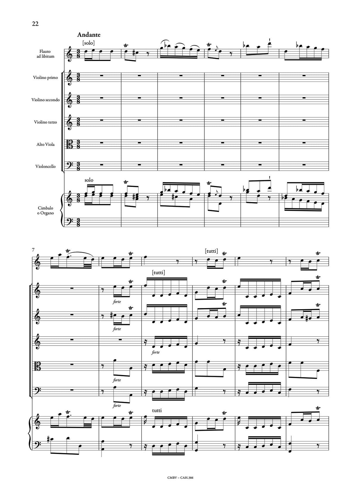 Corrette: Concerto for Violin & Harpsichord, Op. 26, No. 6