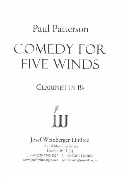 Patterson: Comedy for Five Winds, Op. 14