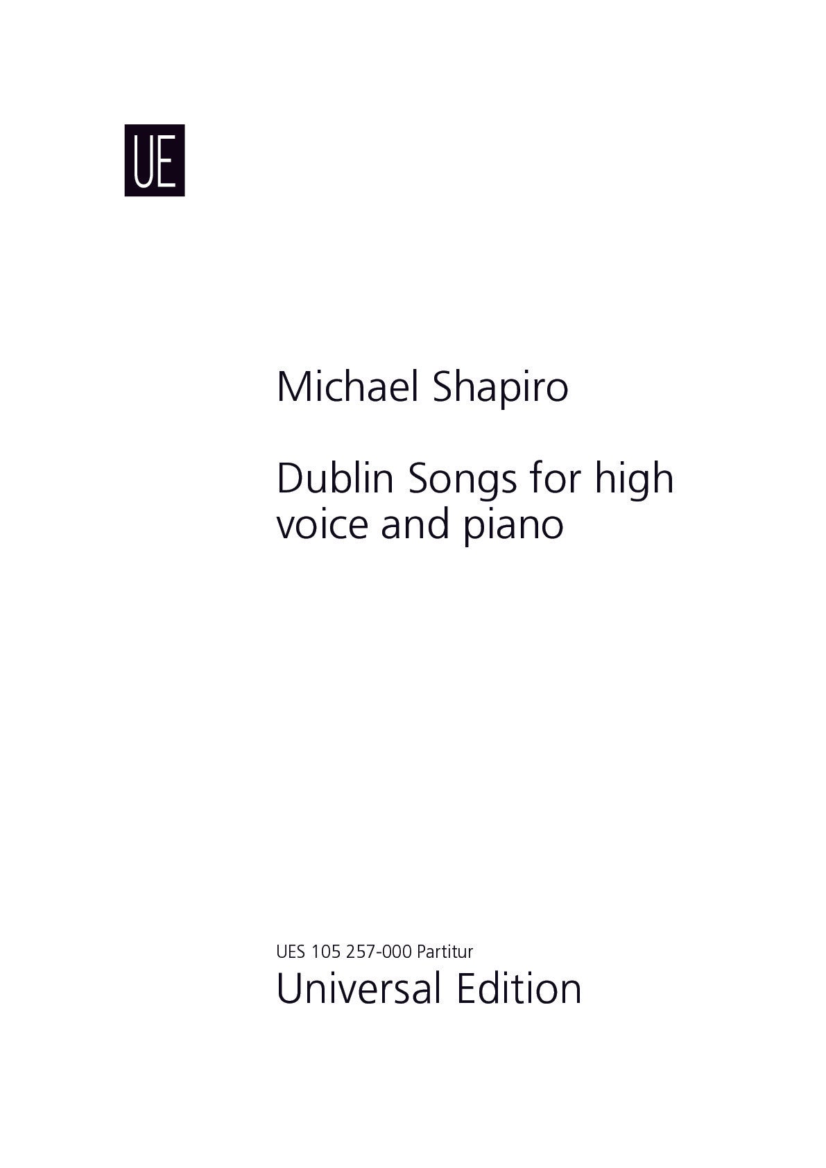 Shapiro: Dublin Songs